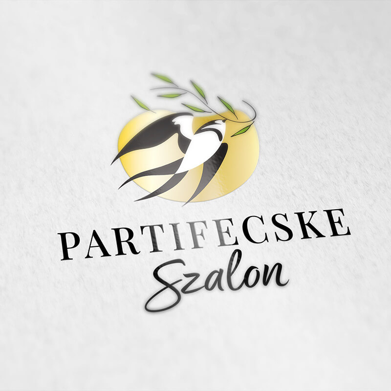Partifecske Szalon logó készítés
